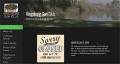 Desktop Screenshot of kingsburggunclub.org