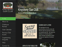 Tablet Screenshot of kingsburggunclub.org